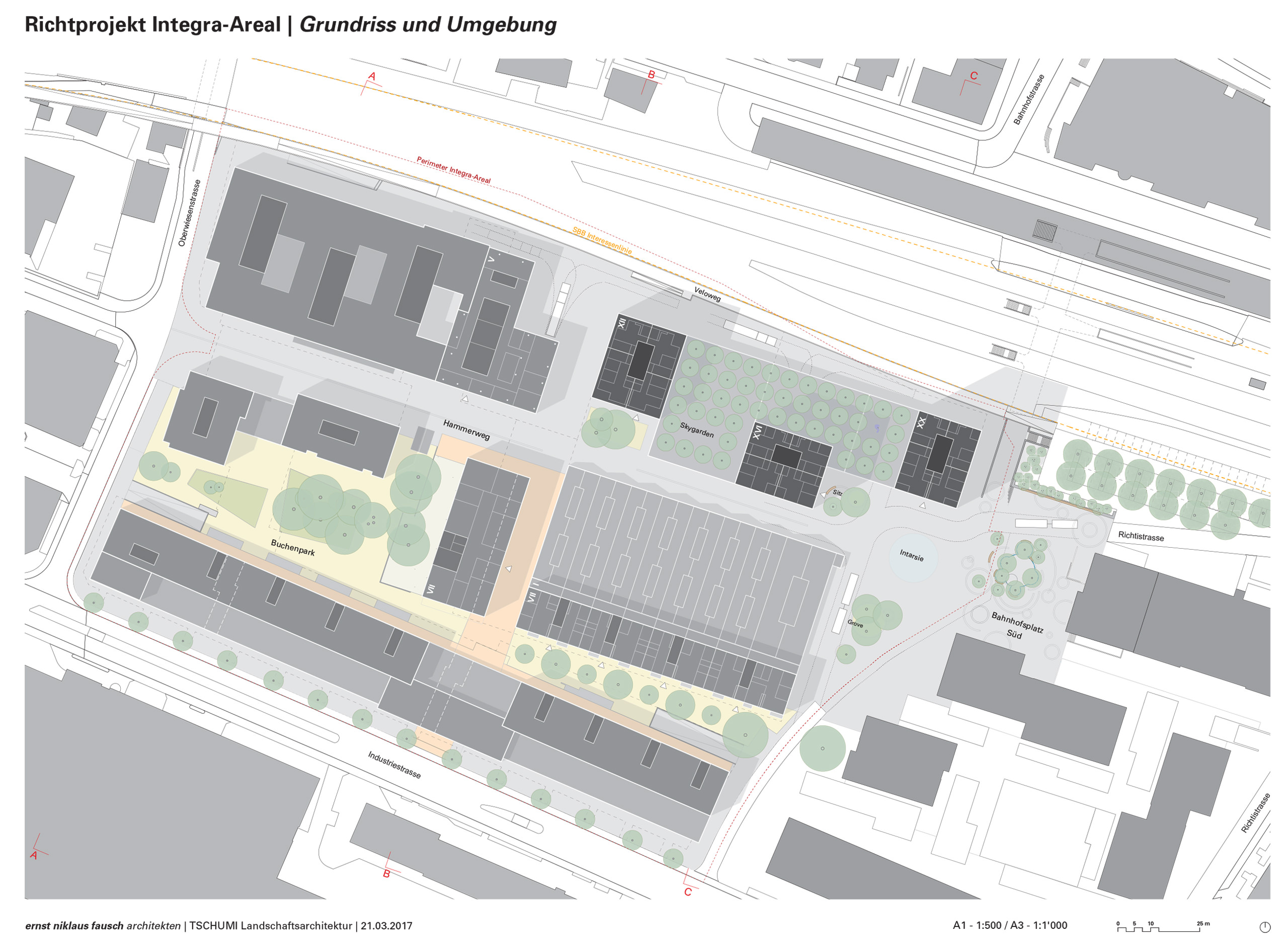 Gestaltungsplan INTEGRA Square Wallisellen
